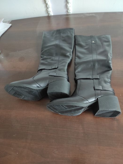 Сапоги женские, натуральная кожа.