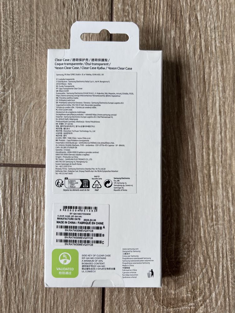 NOWE etui CASE Samsung A14 / A14 5G przeźroczyste silikonowe