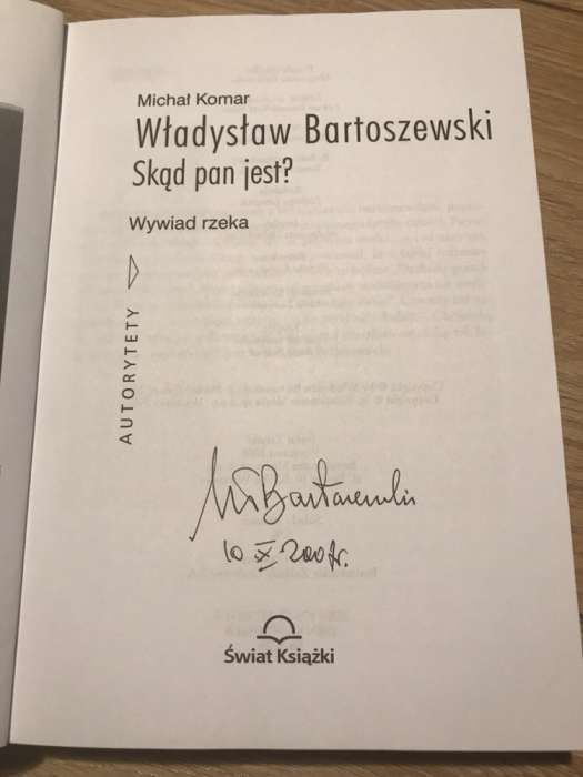 Bartoszewski, Wywiad rzeka