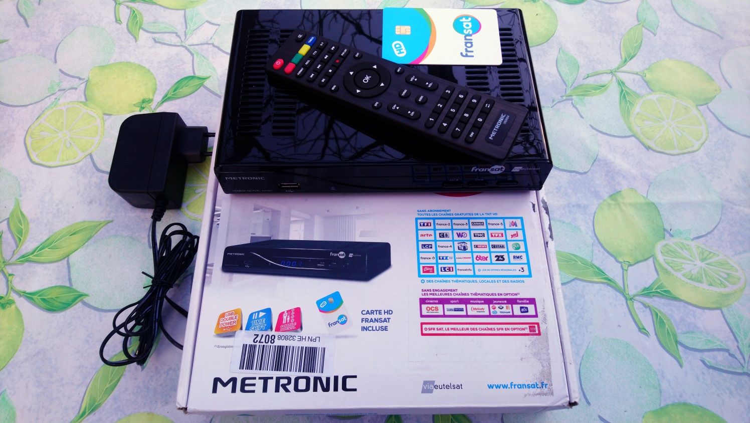 Fransat Metronic terbox hd 441667 +karta