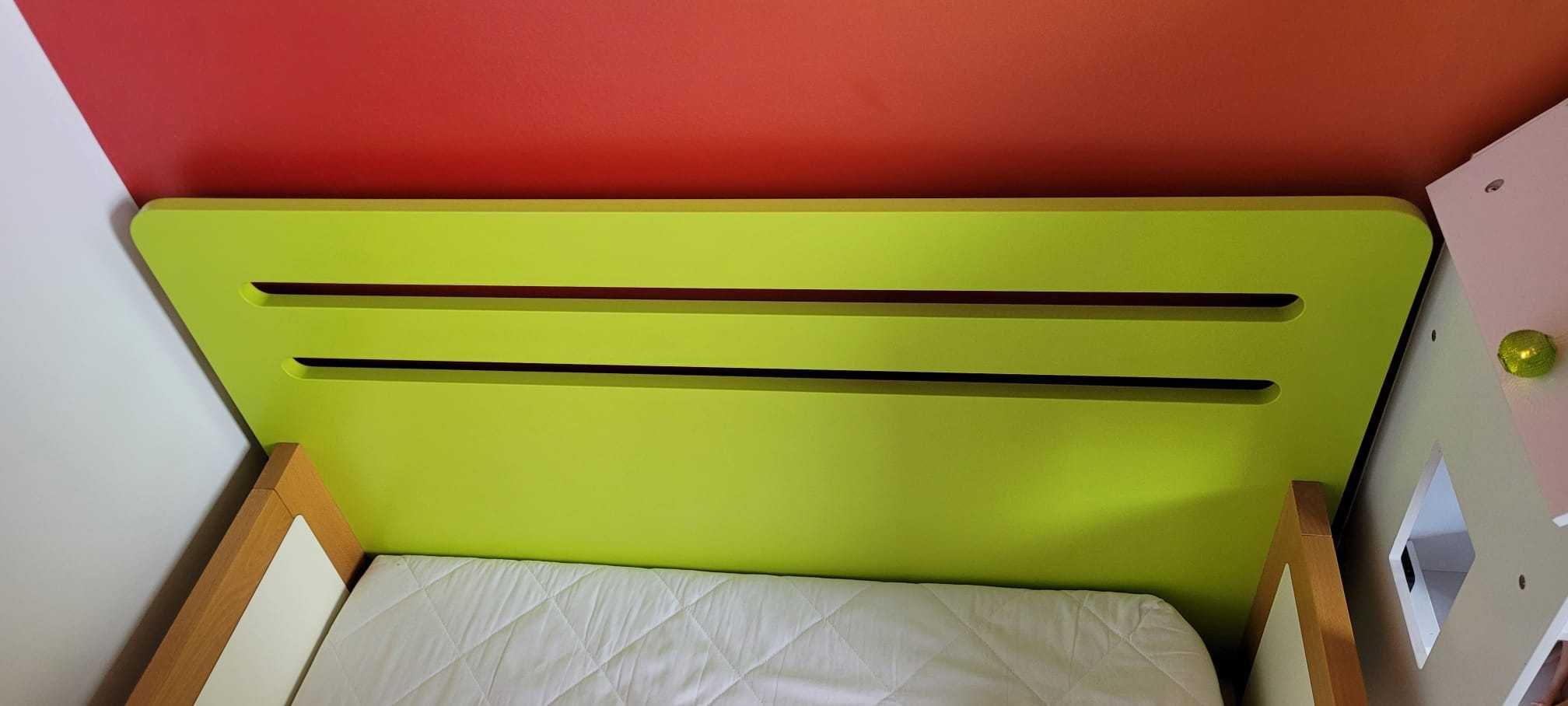Łóżko dziecięce TIMOORE 90x160-200 z materacem