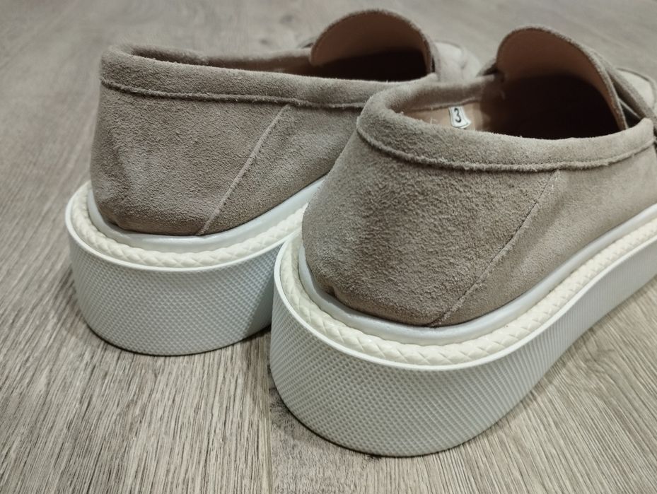 Лофери замша натуральна шкіра мокасини туфлі оксфорди лодочки