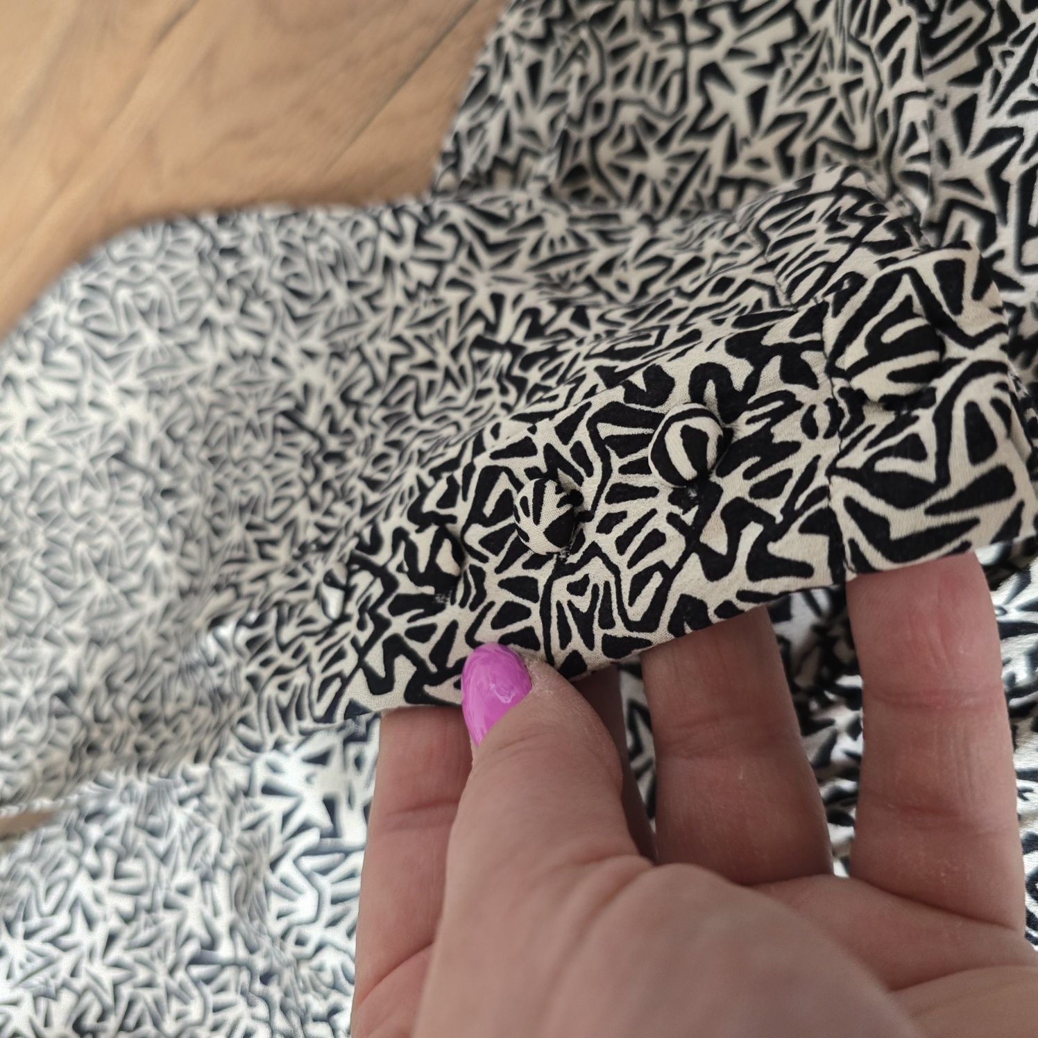 Sukienka midi Zara 44 xxl długi rękaw viscose satynowa kopertowa