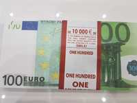 100 EURO plik 100szt. dwustronne edukacja, zabawa, gry, film, teatr