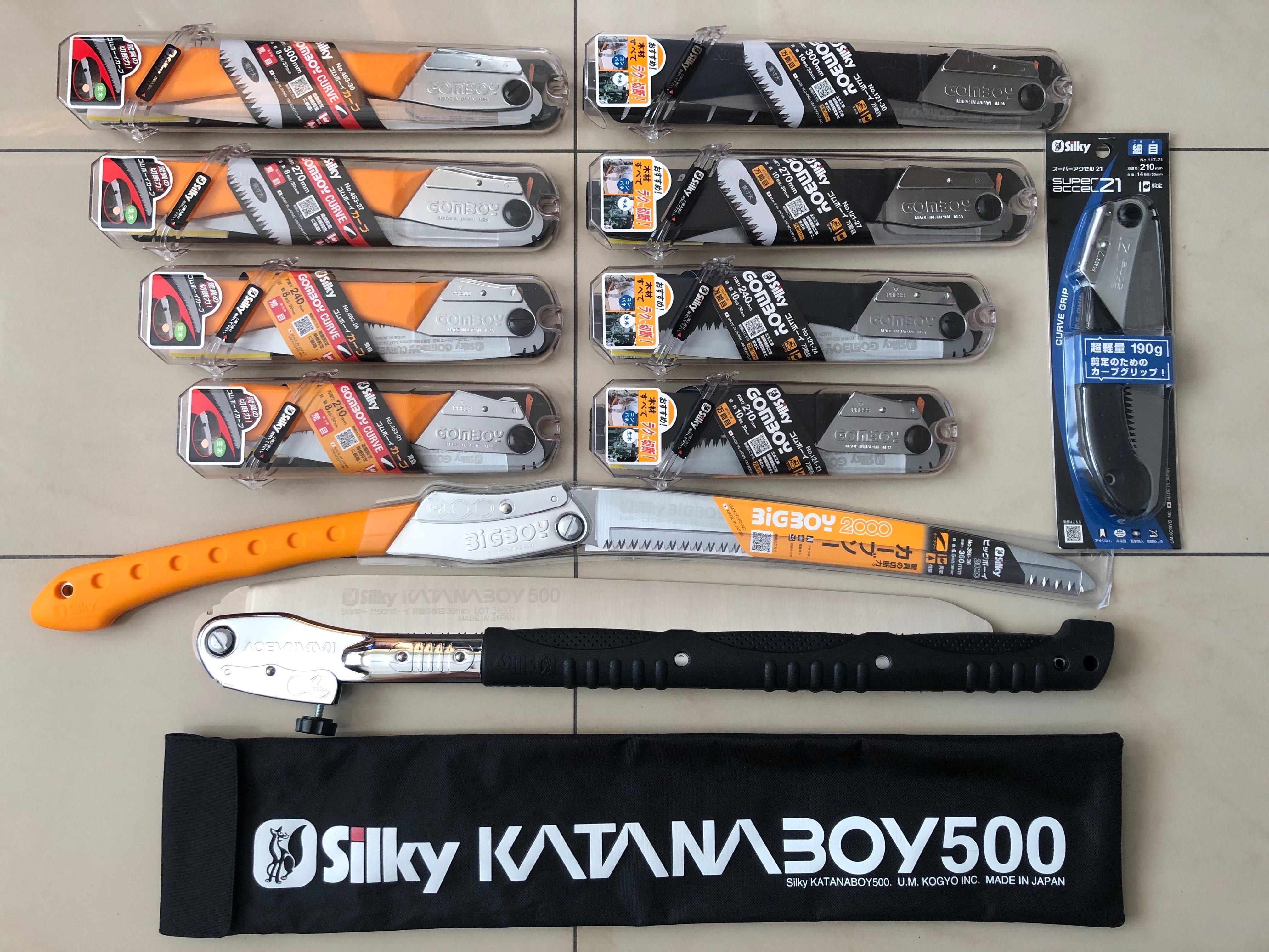 Пили Silky BigBoy 2000/GomBoy/KatanaBoy/NATA Made in Japan