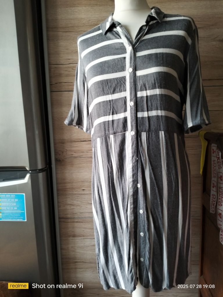 Koszulowa tunika/sukienka; Jackueline de Yong; M/L
