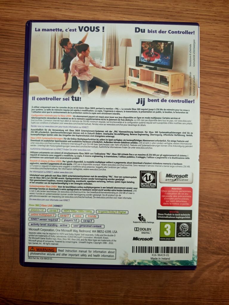 Kinect Adventures XBOX 360 uzywana