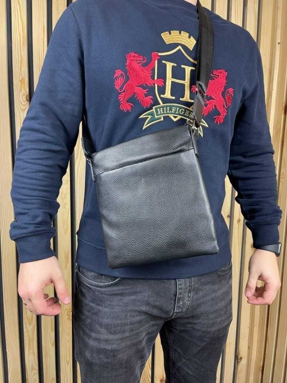 Барсетка Сумка Кожа натуральная сумка барсетка мужская на плечо