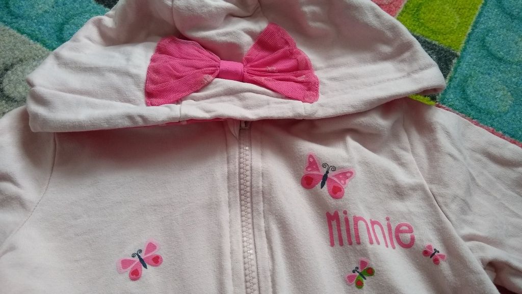 Dwie sztuki, bluza z Myszka Minnie rozm 98.