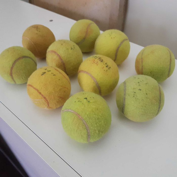 Lote de 10 Bolas de Ténis Tennis Padel Usadas
