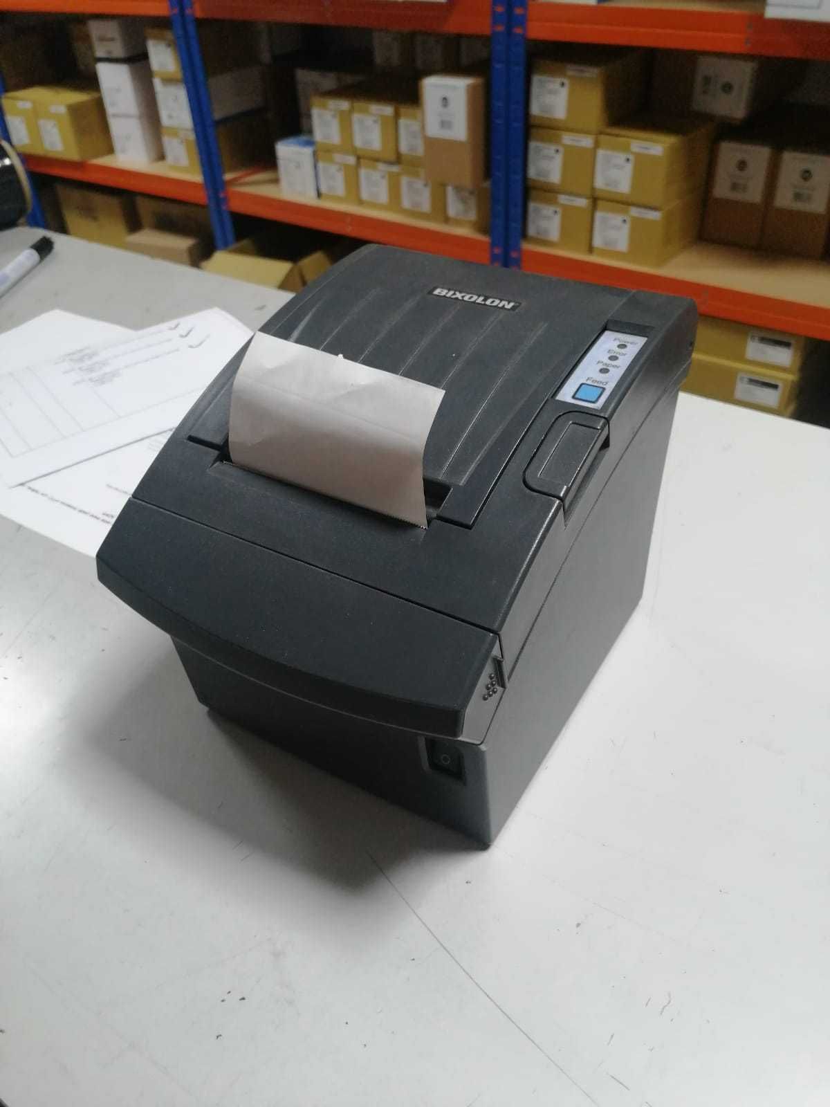Impressora POS térmica de talões Bixolon SRP-350III a funcionar a 100%