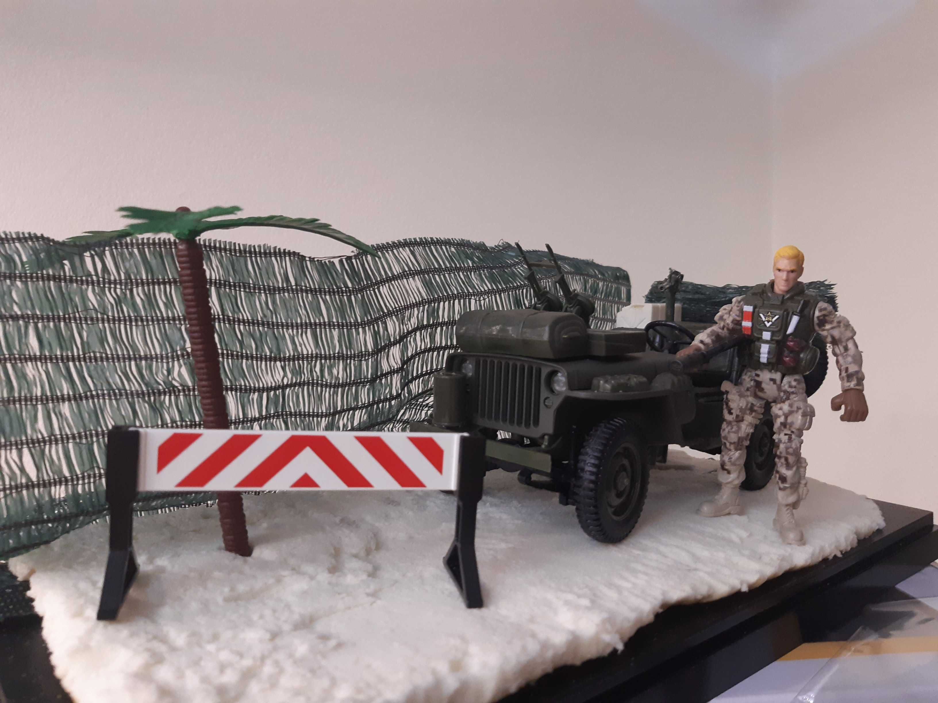 Miniatura 1/18 Jeep SAS 1942 - Militar