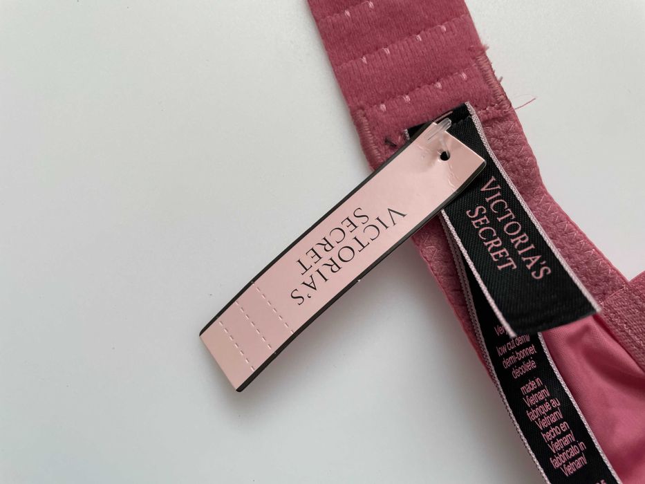 komplet bielizny victoria's secret rose pink new 75B