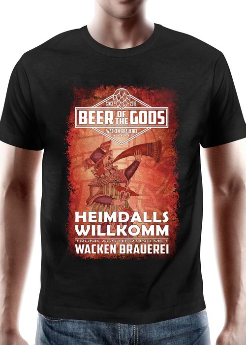 Koszulka Heimdalls Willkomm - Wacken Brewery, Rozmiar M - Bm