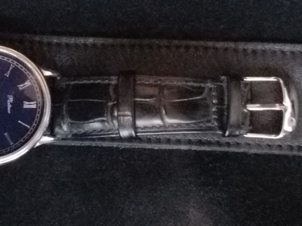 Мужские серебряные наручные часы Platinor. Серебро 925.