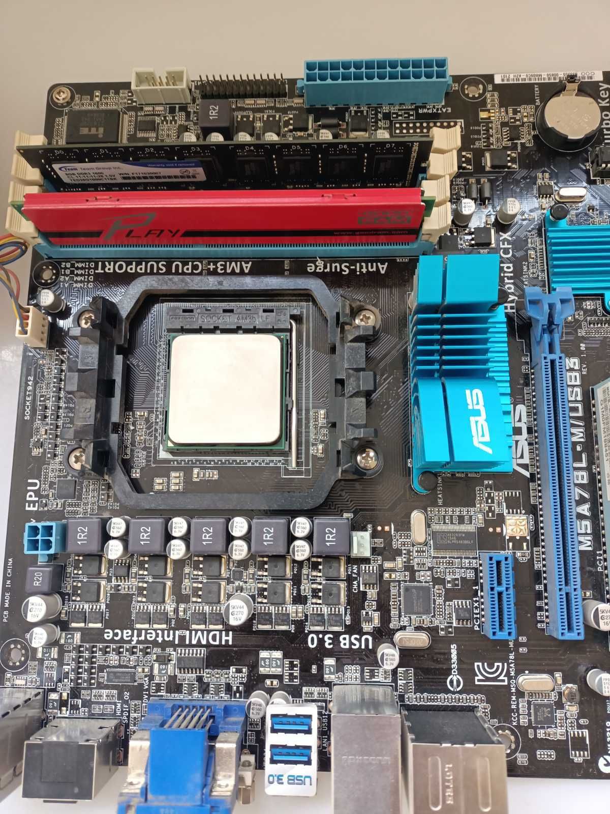 Продам проц AMD FX-6350 плюс мать M5A78L-M-PLUS-USB3