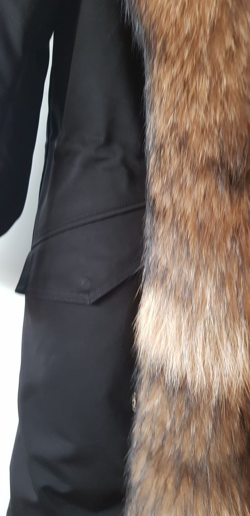 Kurtka parka z futrem