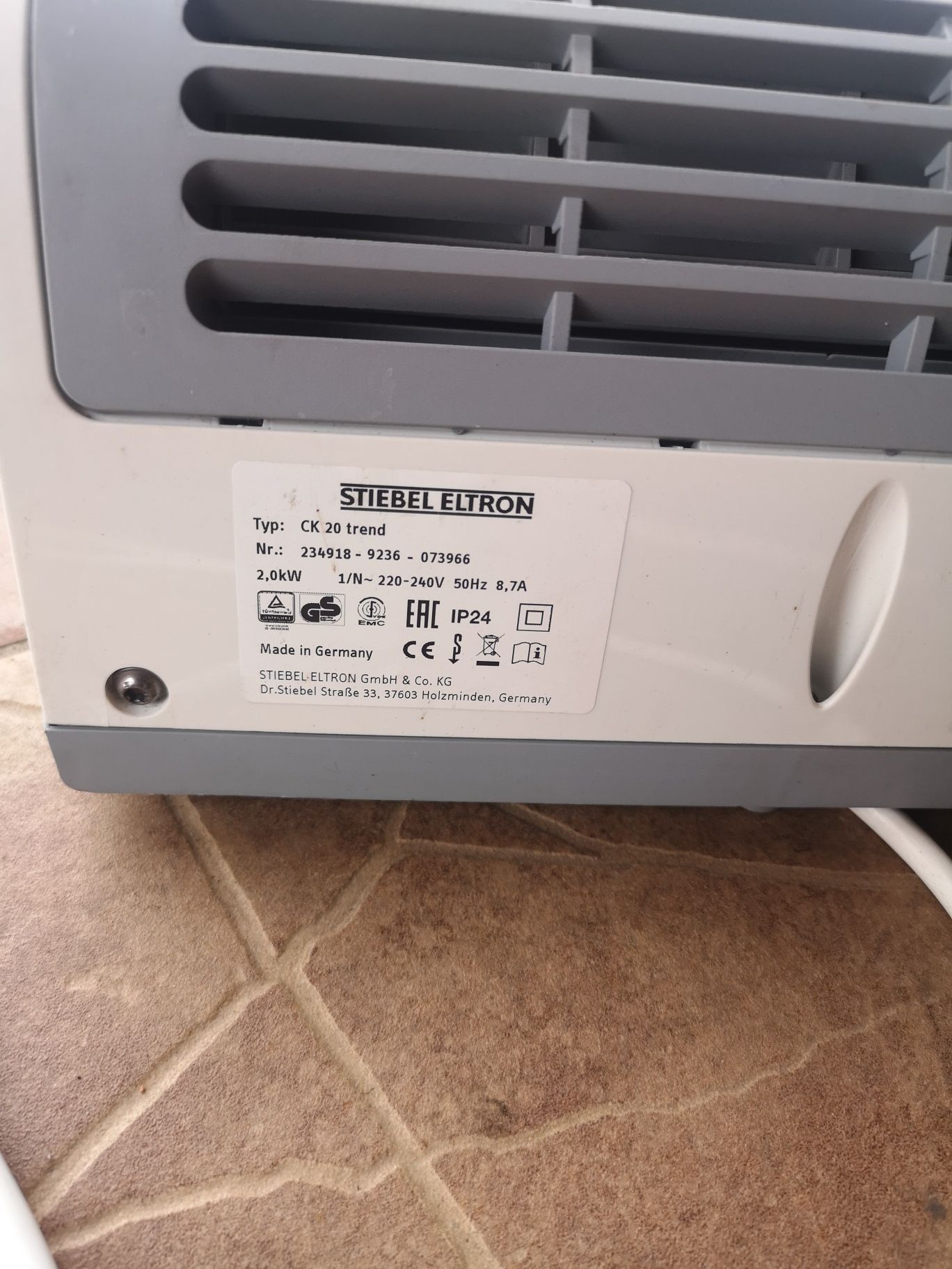 Grzejnik elektryczny ścienny Stiebel Eltron