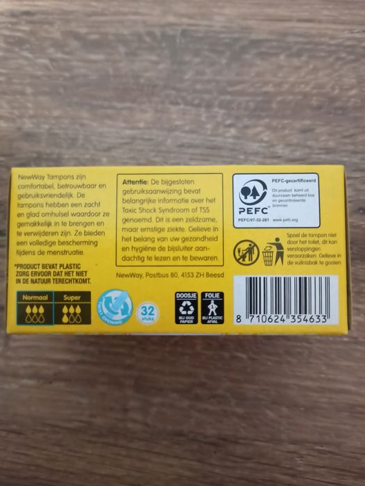 Тампоны New way normal 32 шт Нидерланды