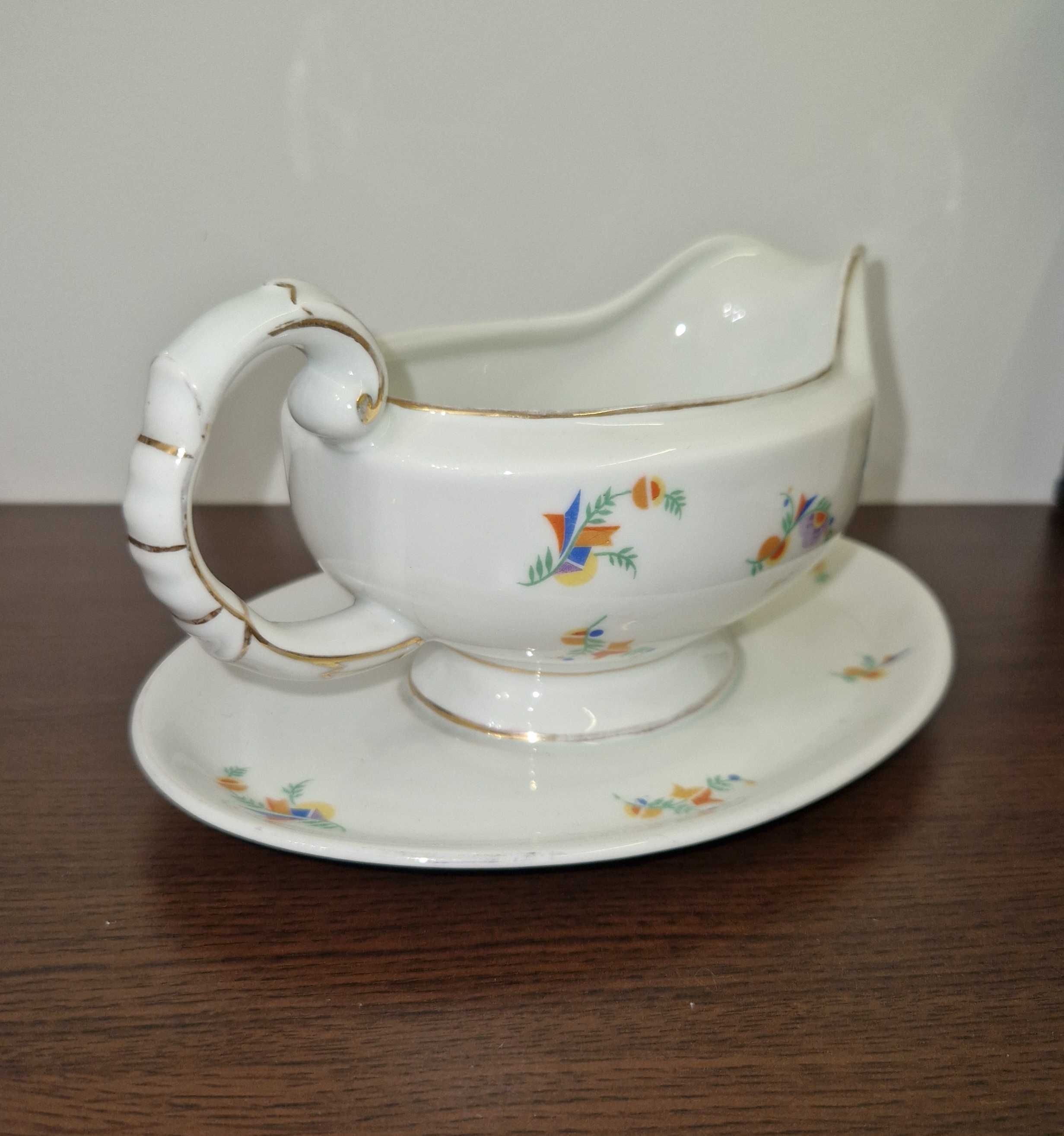 Thomas porcelana sosjerka Art Deco kwiaty Bavaria Rosenthal