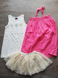 Conjunto vestidos e saia 4-5 anos