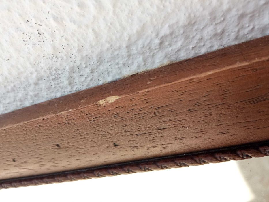 Espelho antigo em madeira