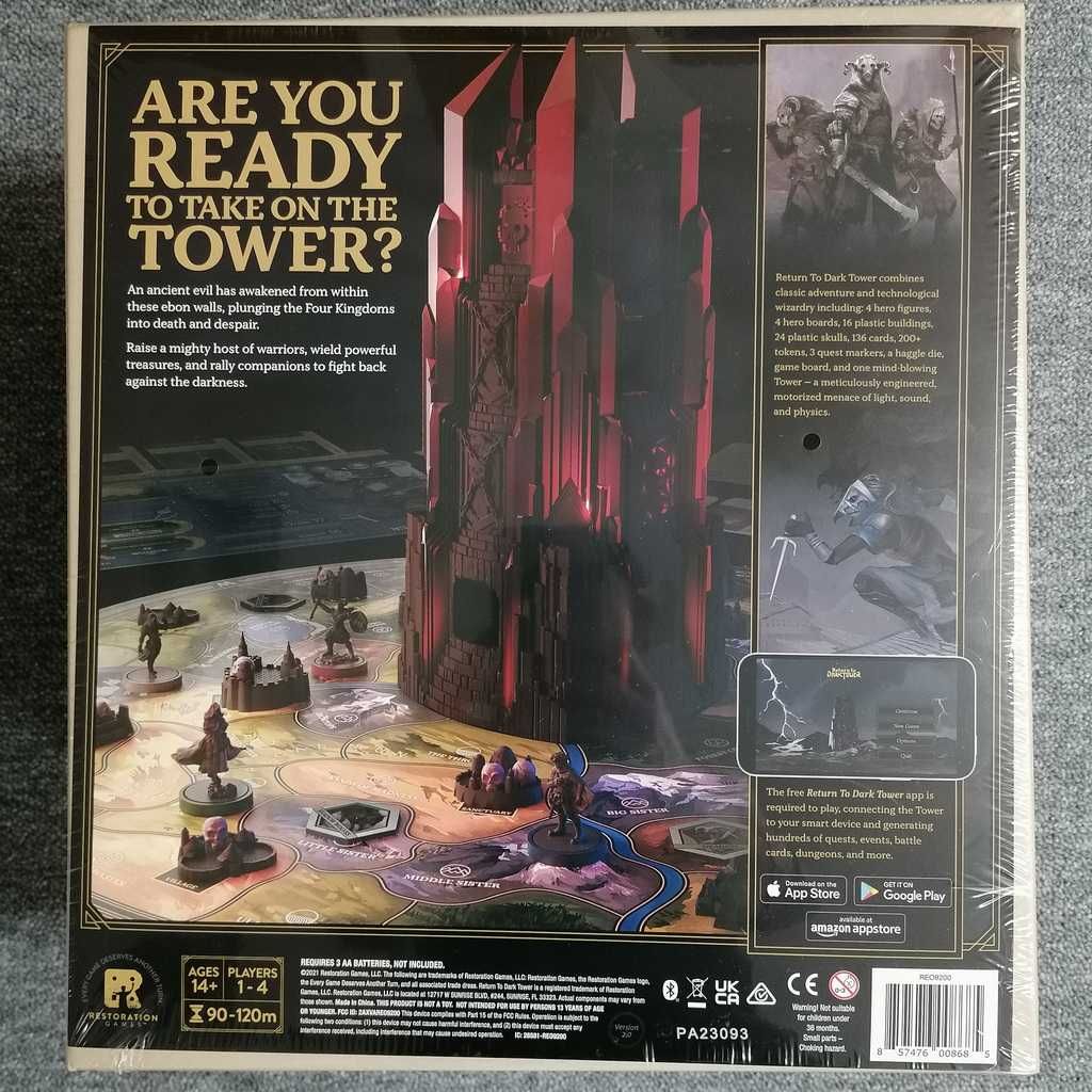 Return to Dark Tower - jogo de tabuleiro