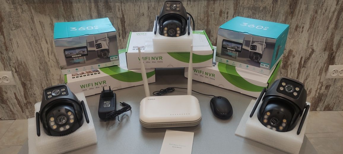 Бездротовий wifi відеореєстратор для IP-камер ICSee/XMEYE на 8 камер