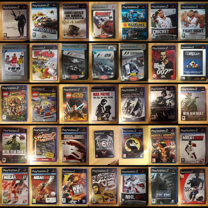 Zestaw 94 gier na PS2 - LIKWIDACJA KOLEKCJI PlayStation 2 - NAJTANIEJ