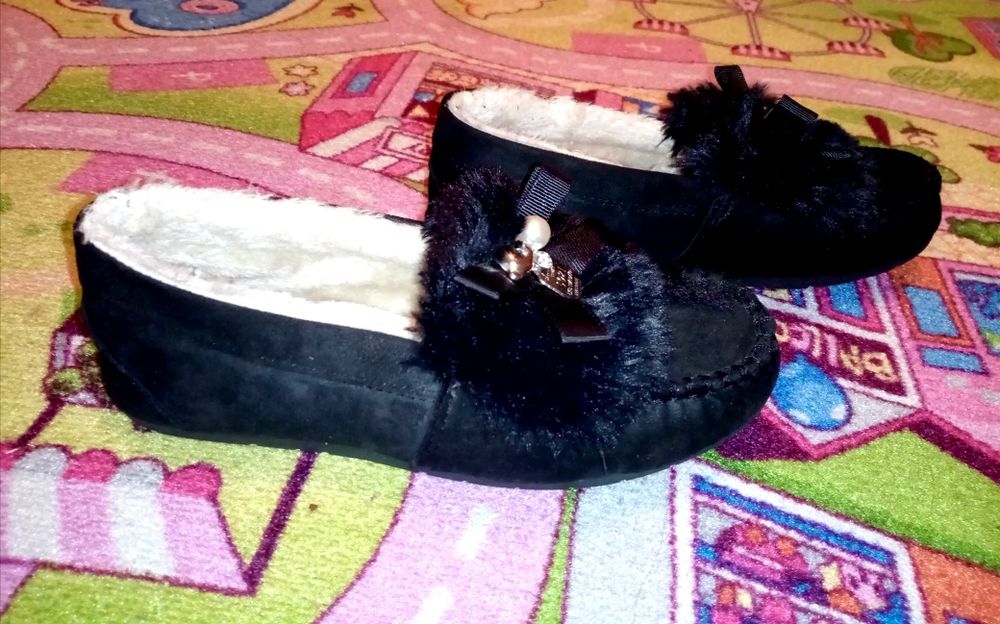 Слипоны балетки 37р. утеплённые мокасины