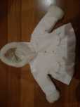Casaco branco com pelo patachou