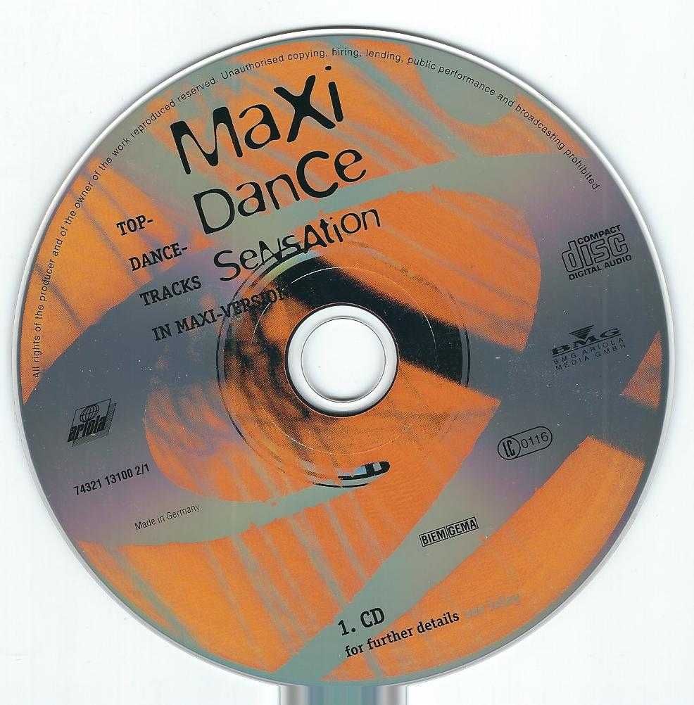 2 CD Maxi Dance Sensation 9 (1993) (Ariola)