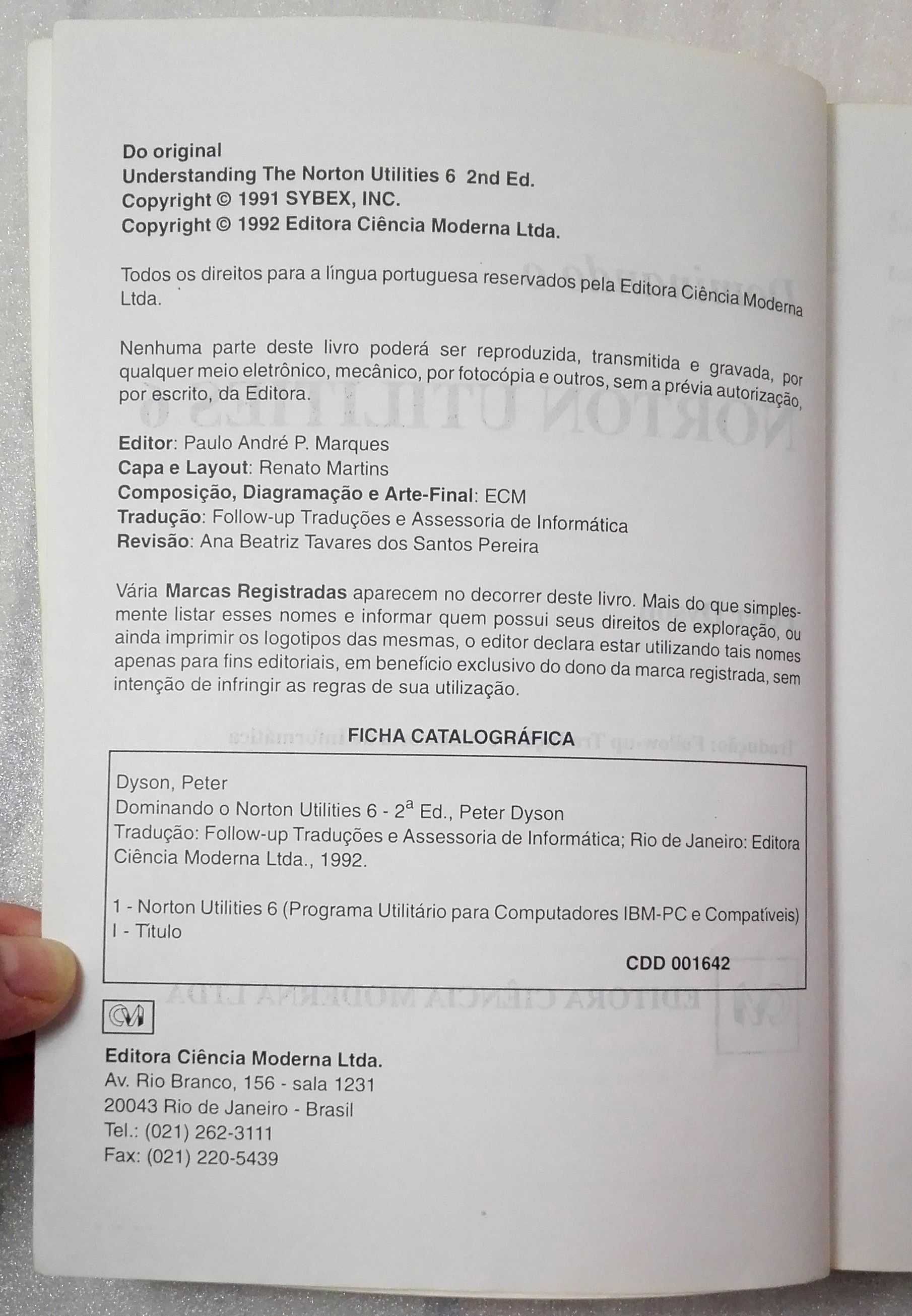 Livro Dominando o Norton Utilities 6