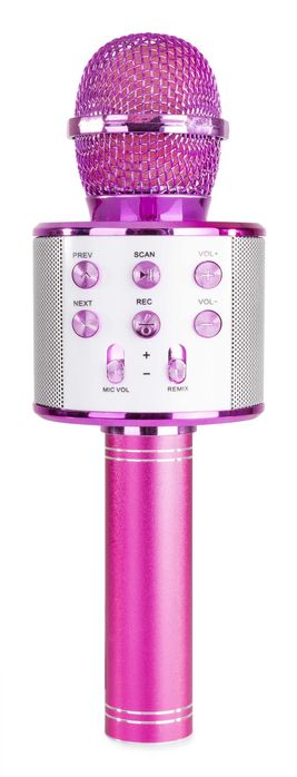 Mikrofon Karaoke Bluetooth USB modulacja głosu echo