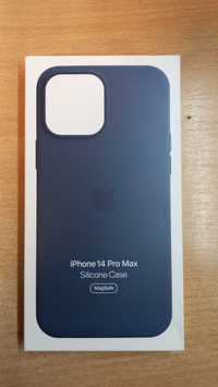 Чехол на iPhone 14 Pro Max Silicone Case,  синього кольору