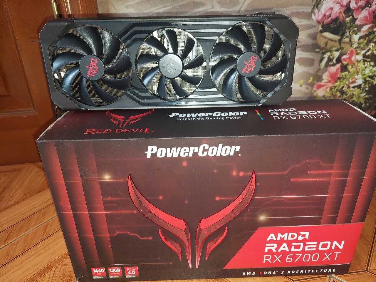 Відеокарта  AMD Radeon RX 6700 XT 12GB DDR6 PowerColor Red Devil