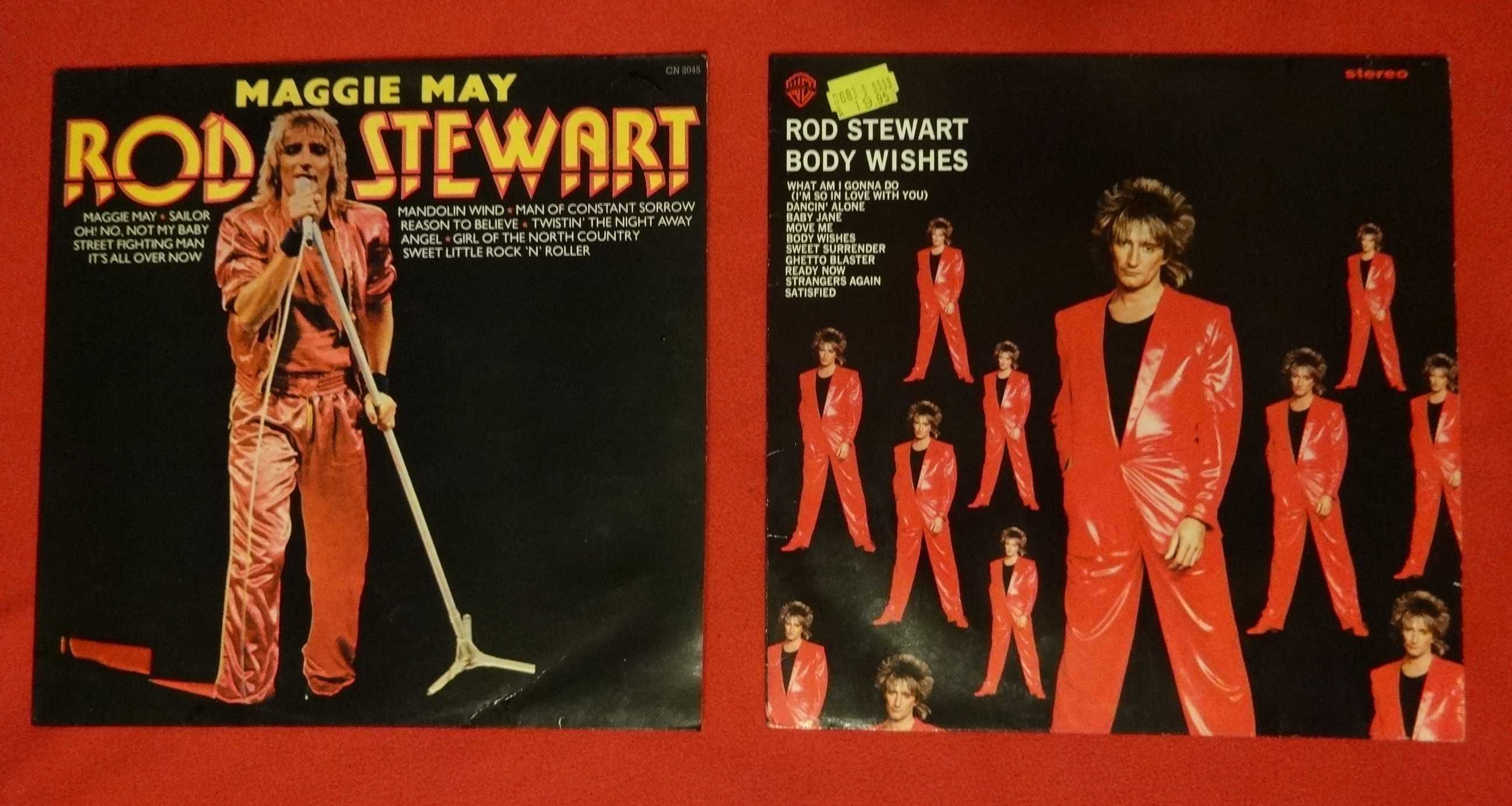 Вінілові платівки ROD STEWART  Maggie May || Body Wishes.