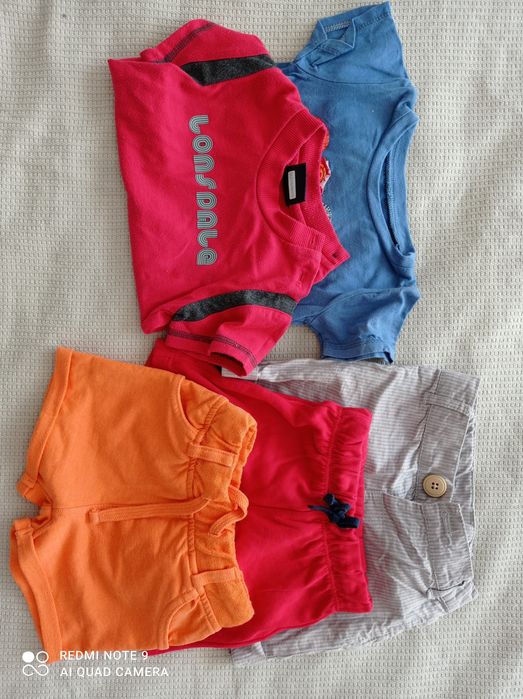 Ubranka dla chłopca 68-74 paka