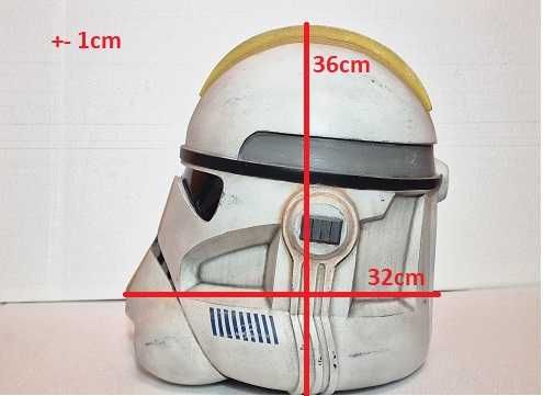 Hełm klona fazy 2  Star Wars.  Korpus Gwiezdny 327