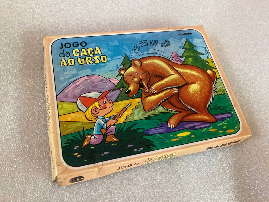 Raro Jogo da Caça ao Urso da Carto Karto Antigo
