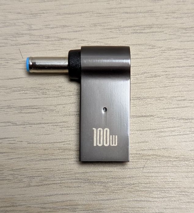 Адаптер для живлення ноутбука вiд повербунку HP 3.0*4.5 mm (новый).