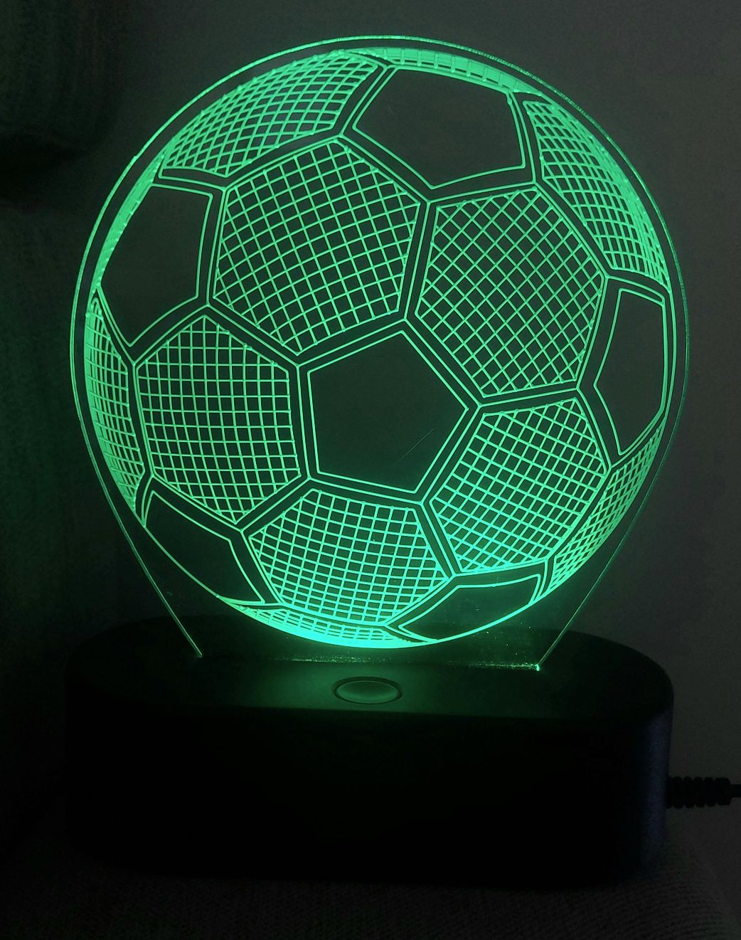 Lampka lampki nocna led piłka nożna 2szt.