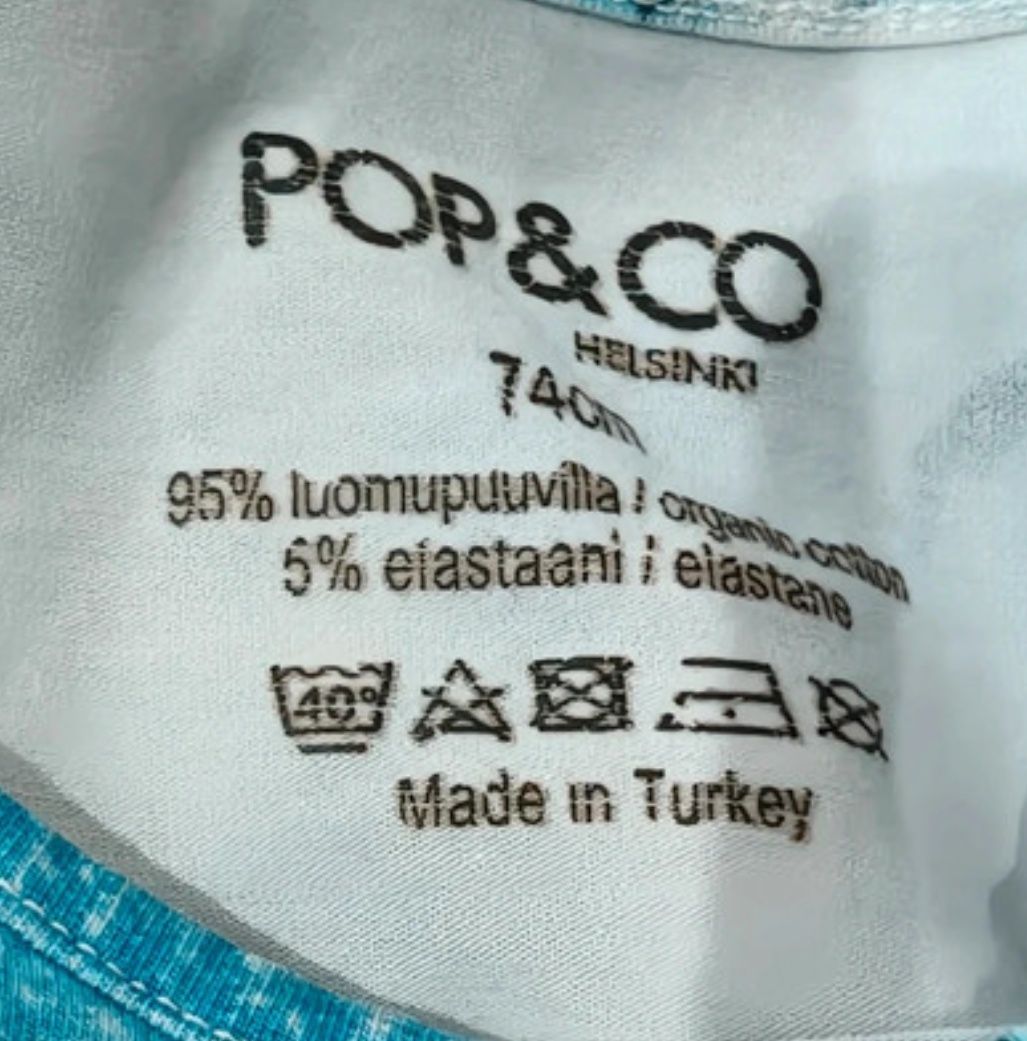 Body niemowlęce z delfinami | Made in Finland | r.74