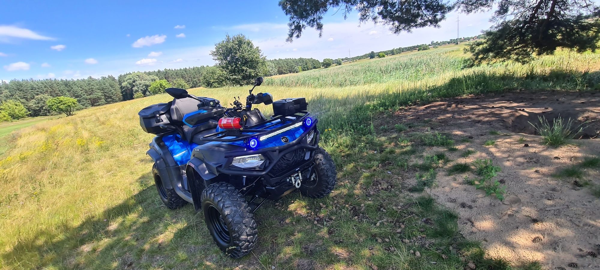 QUAD CFORCE 625 TOURING long , Doinwestowany,  zamiana