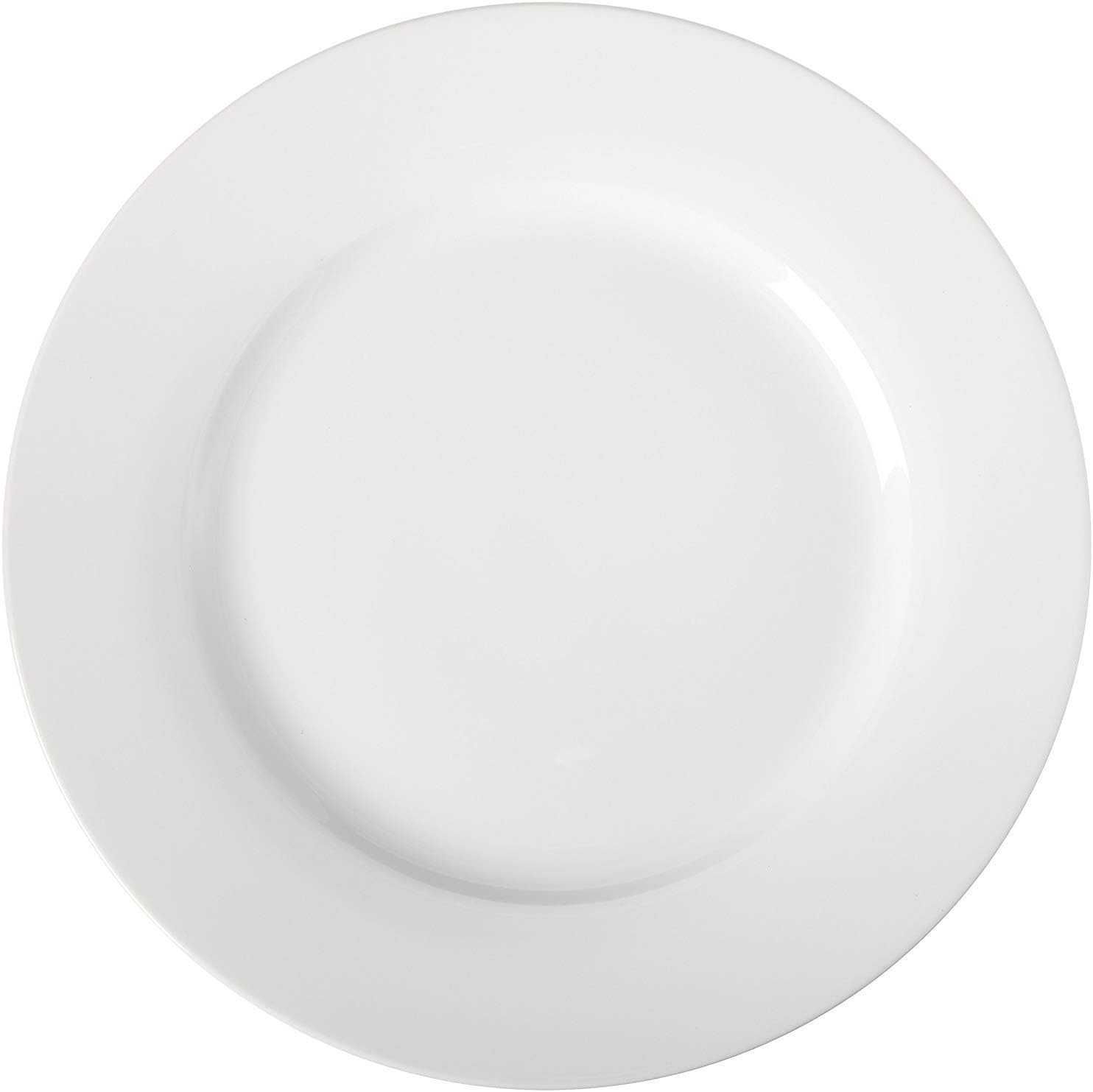 Zestaw 6 talerzy obiadowych Amazon Basics, porcelana, 26,7 cm #6620