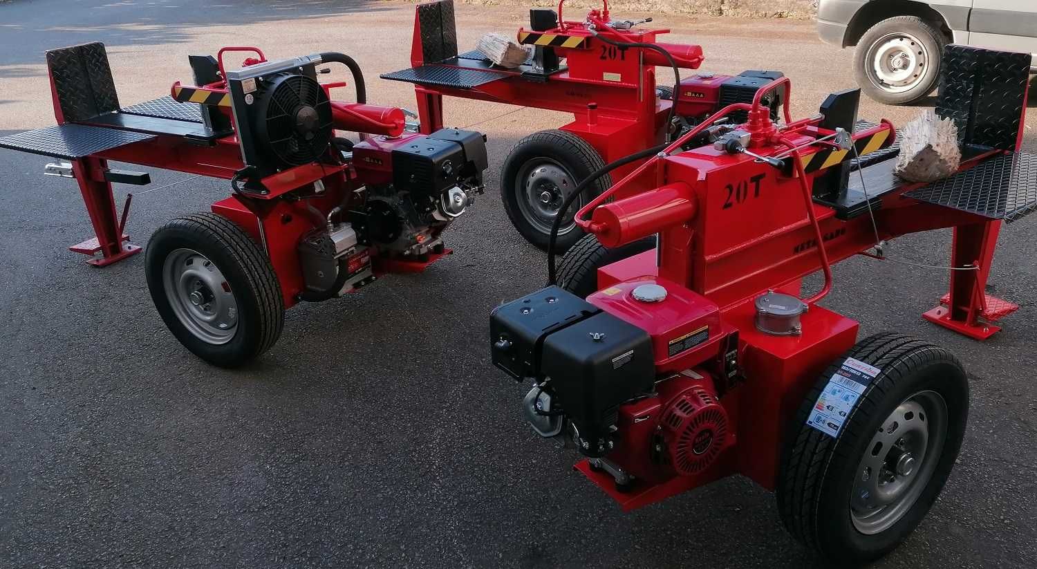 Rachador de lenha a gasolina 15T