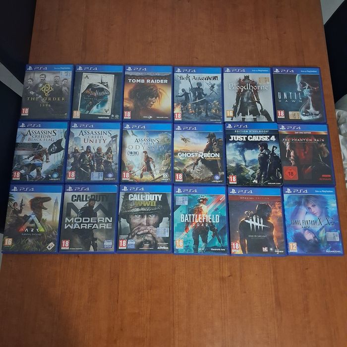 Lote Jogos PS4 – Ação / Aventura / RPG / Shooter – 18 Jogos