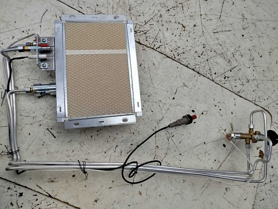 Grzejnik promiennik gazowy piecyk nagrzewnica butla propan wkład