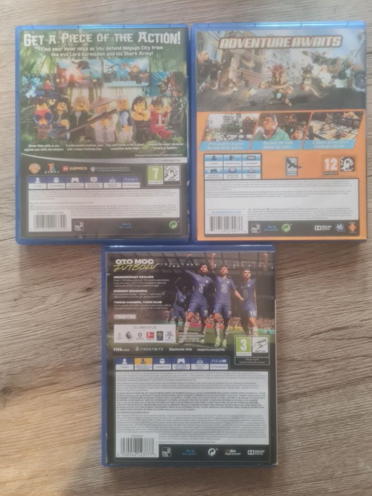 3 Gry na Konsolę Ps 4 Stan Bdb.