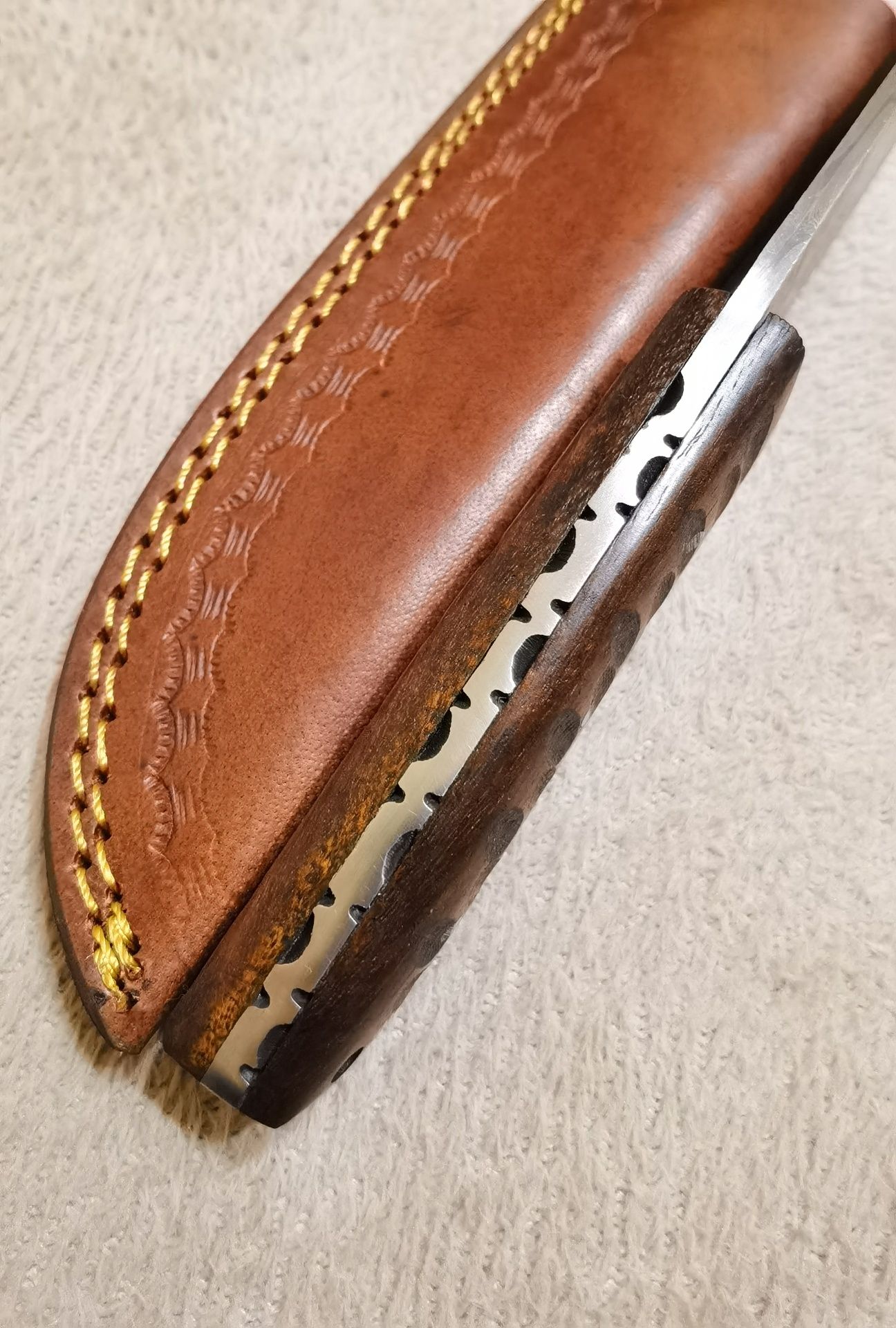 Nóż myśliwski Damast 84/Brzytwa Custom